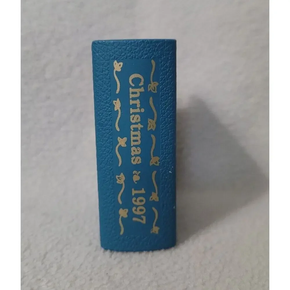 Vintage Hallmark Christmas Ornament Little Boy Blue Mother Goose Book 97 3D
